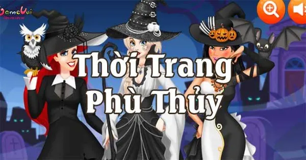 game trang điểm - Thời trang phù thủy