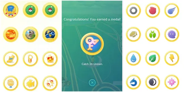 Pokémon Go - Medals